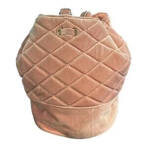 Girls Janie And Jack Pink Velvet Mini Backpack